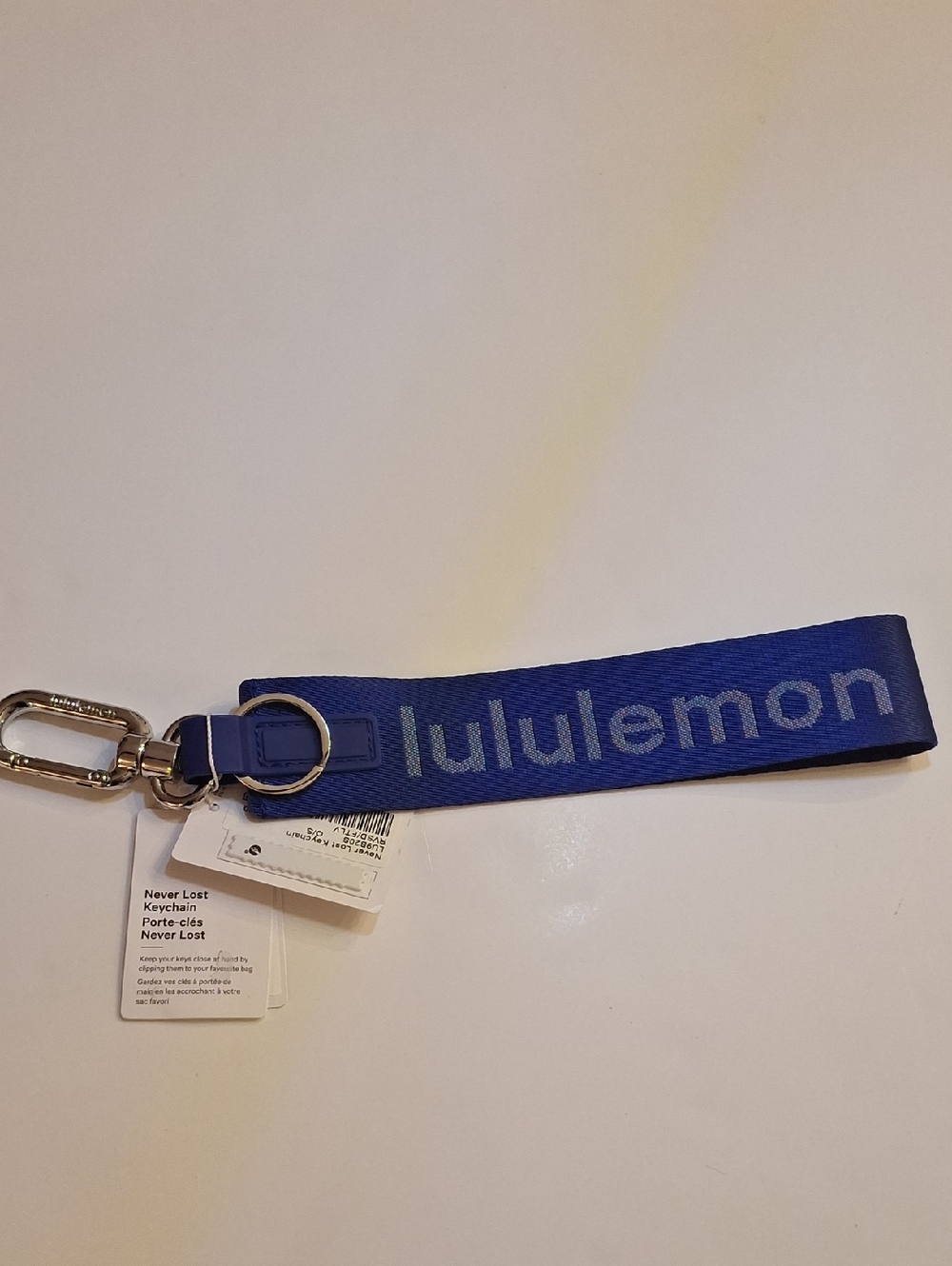 Lululemon Never Lost Key Chain.